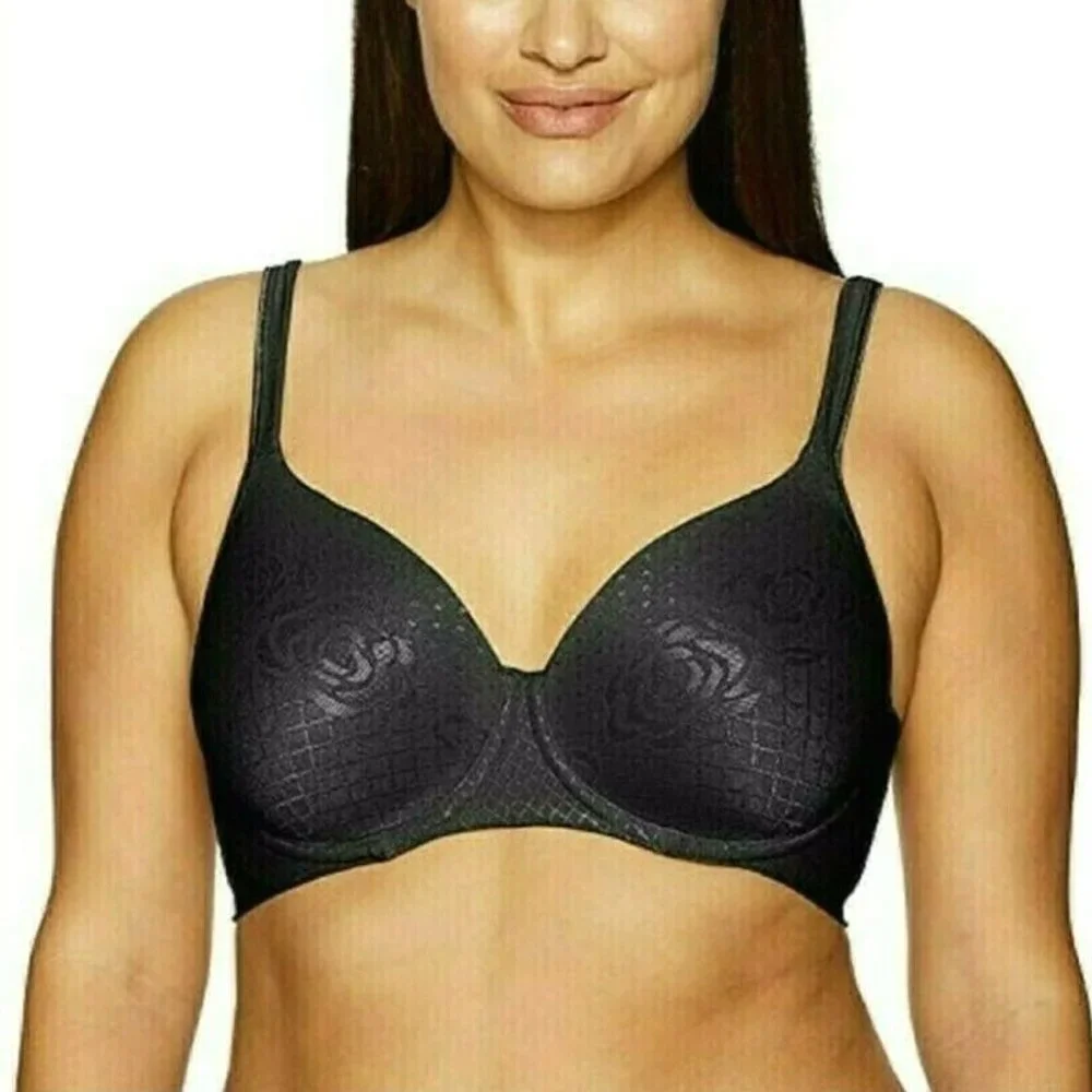 Bali Womens Bra Revolution Foam Underwire Cool Comfort Black Size 34C NEW - Picture 2 of 12